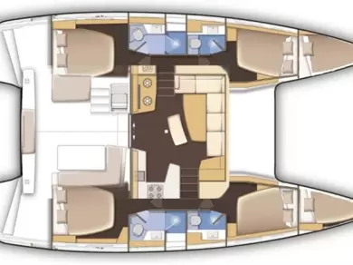 Alquiler de Catamarán, con o sin patrón Lagoon Pirovac