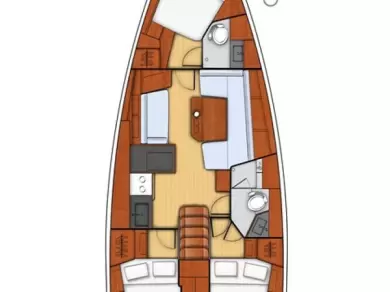 Alquiler de barcos Biograd na Moru barato de Oceanis 41.1