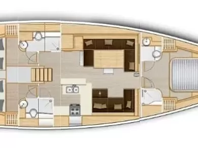 Alquiler de Hanse Hanse 588 en Cos