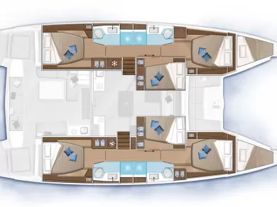 Alquiler de Catamarán, con o sin patrón Lagoon Gouviá