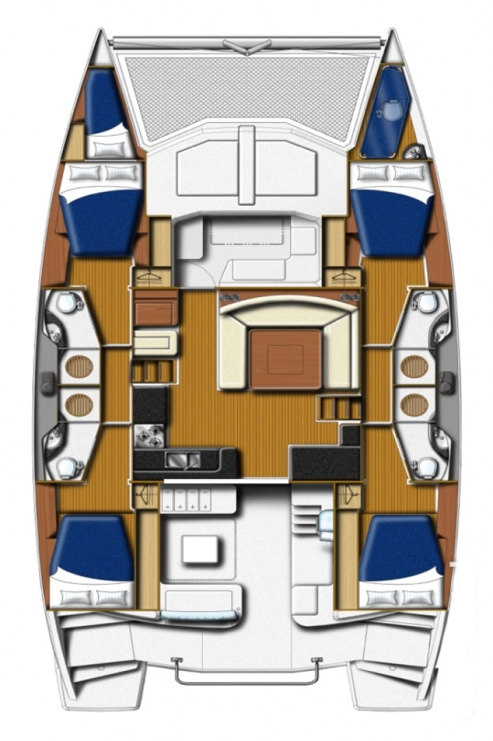 Alquiler Lefkáda - Leopard Catamarans / Robertson & Caine Leopard 48 - 4 + 1 cab. en SamBoat