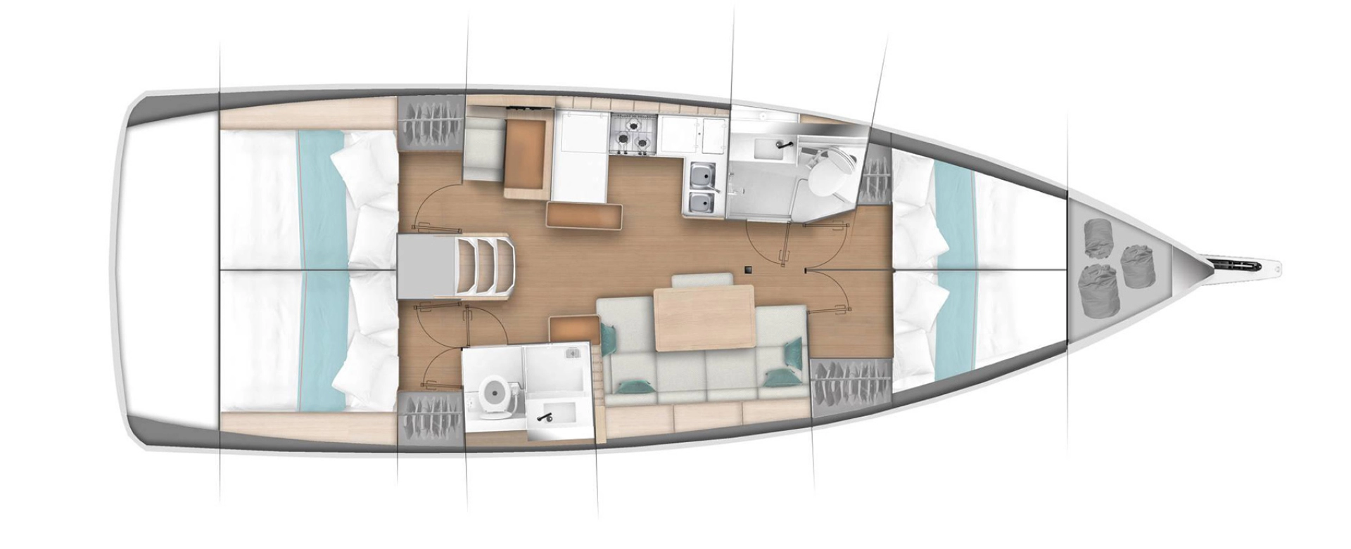 Jeanneau Sun Odyssey 440 de alquiler a Gouviá