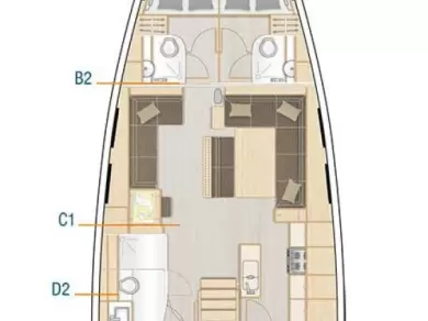 Alquiler de embarcaciones Hanse Hanse 548 enSukošan en Samboat