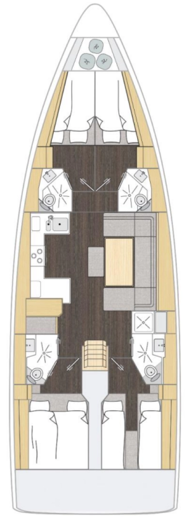 Alquiler de barcos Göcek barato de Bavaria C46