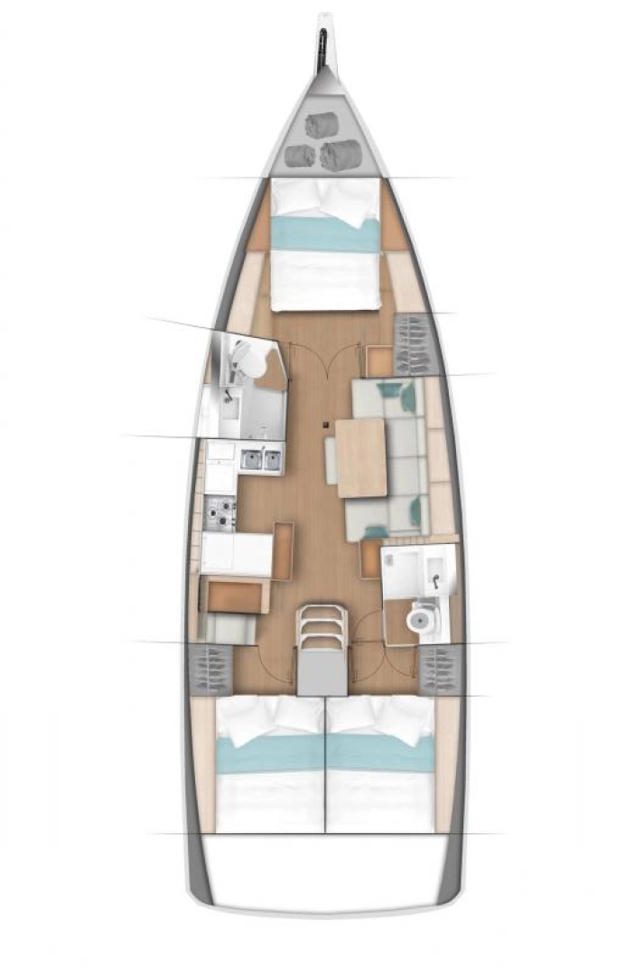 Alquiler Rogoznica - Jeanneau Sun Odyssey 440 en SamBoat