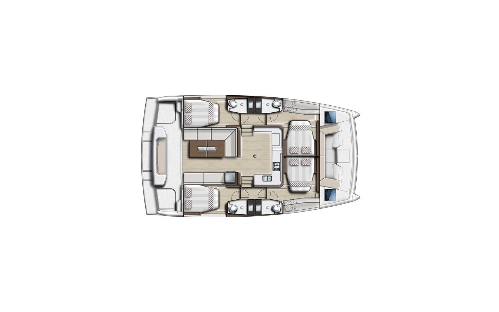 Alquiler de barcos Split barato de Bali Catspace Voile