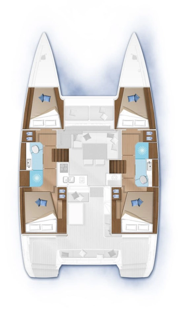 Alquiler de embarcaciones Lagoon Lagoon 40 enSeget Donji en Samboat