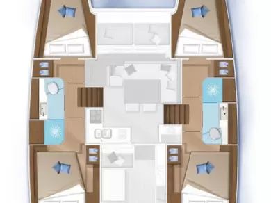 Alquiler de embarcaciones Lagoon Lagoon 40 enSeget Donji en Samboat