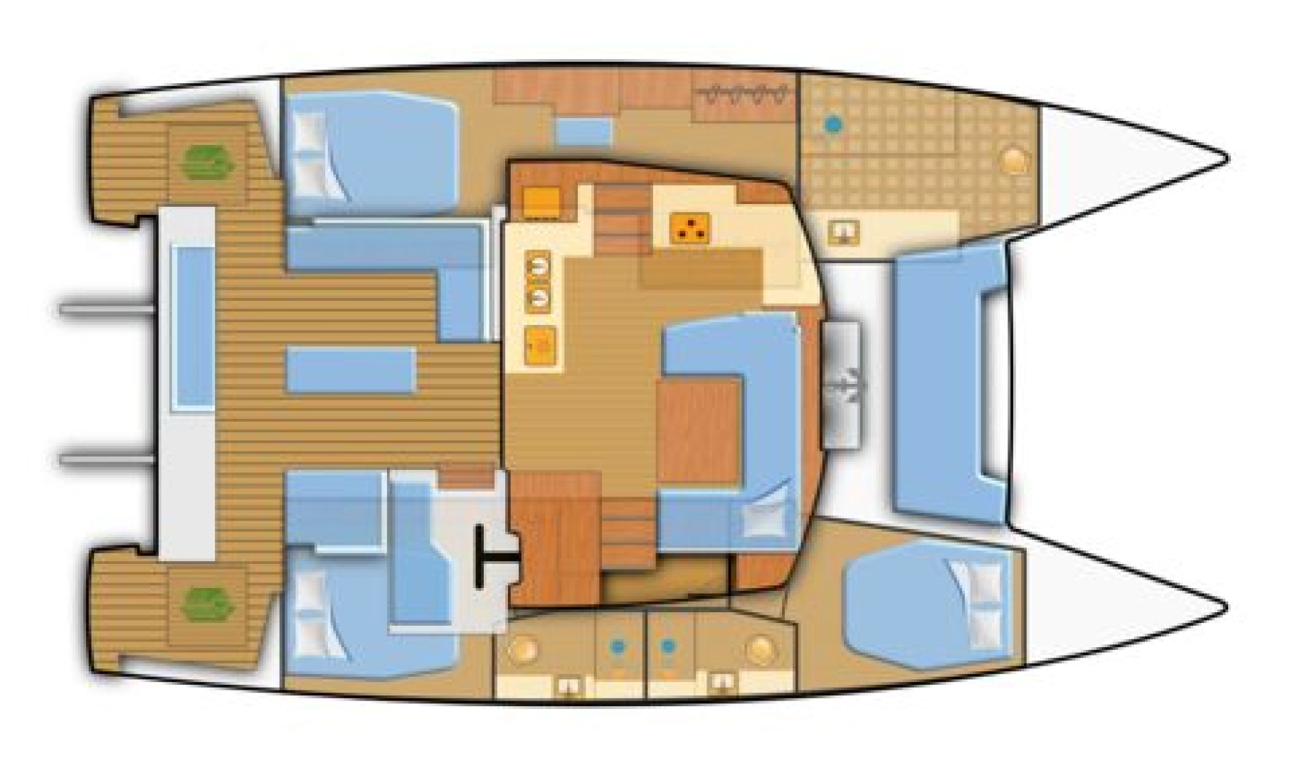 Alquiler de Fountaine Pajot Elba 45 en Pula