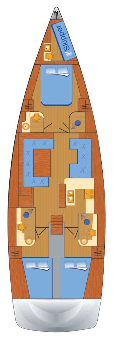 Alquiler Velero en Biograd na Moru - Hanse Hanse 588