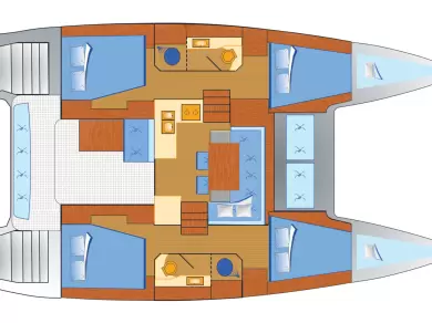 Alquiler Catamarán Lagoon con o sin  título de navegación