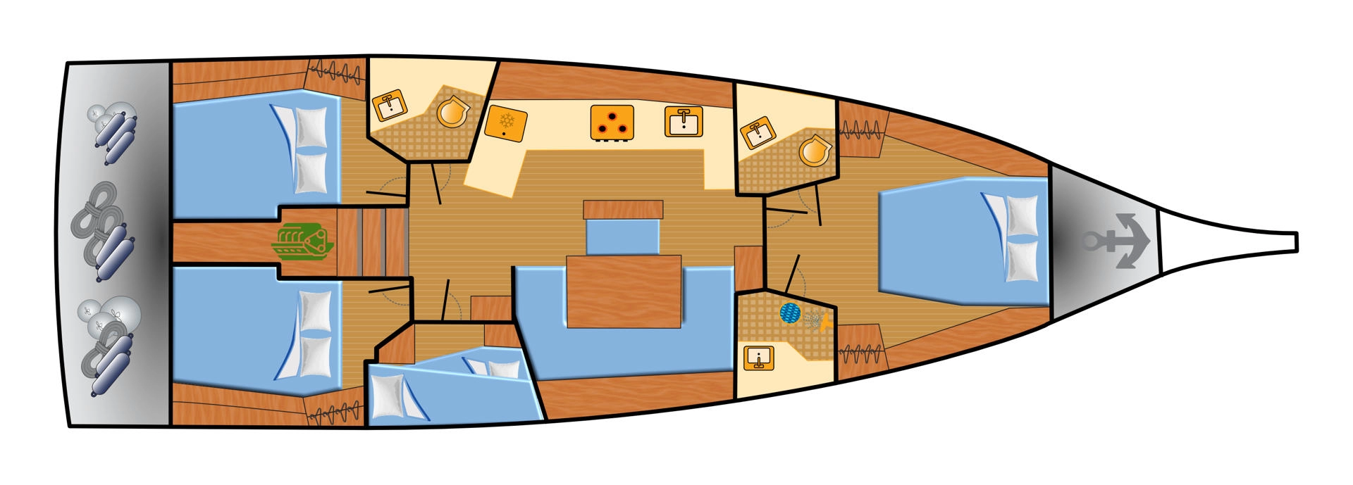 Alquiler de embarcaciones Bénéteau Oceanis 46.1 enPunat en Samboat