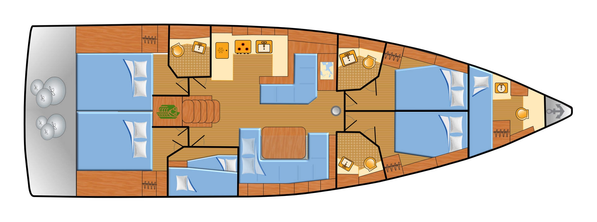Alquiler de barcos Rogoznica barato de Oceanis 51.1