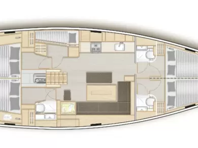Hanse Hanse 508 de alquiler a Lefkáda