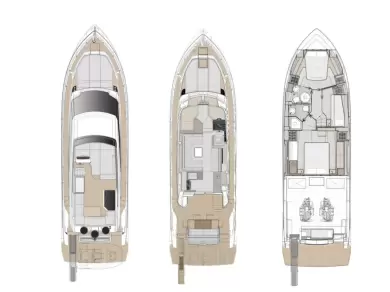 Alquiler de barcos Podstrana barato de Ferretti Yachts 500 - 3 + 1 cab