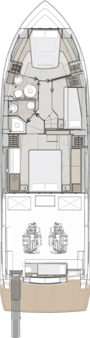 Alquiler de embarcaciones Ferretti Ferretti Yachts 500 enPodstrana en Samboat