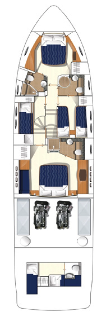 Alquiler de Princess Princess 62 en Podstrana