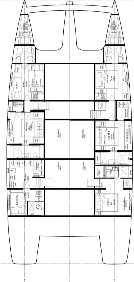 Alquiler de barcos San Martín barato de Sunreef 80