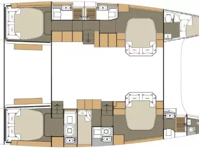 Alquiler de barcos Primošten barato de Dufour Catamarans 48 Sail