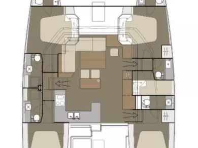 Alquiler Catamarán en Komolac - Dufour Dufour Catamarans 48 Sail
