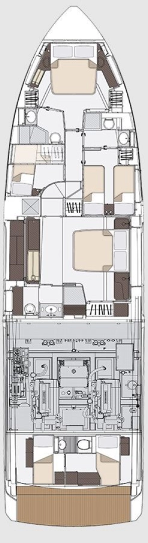Alquiler de Azimut Azimut 68 en Podstrana