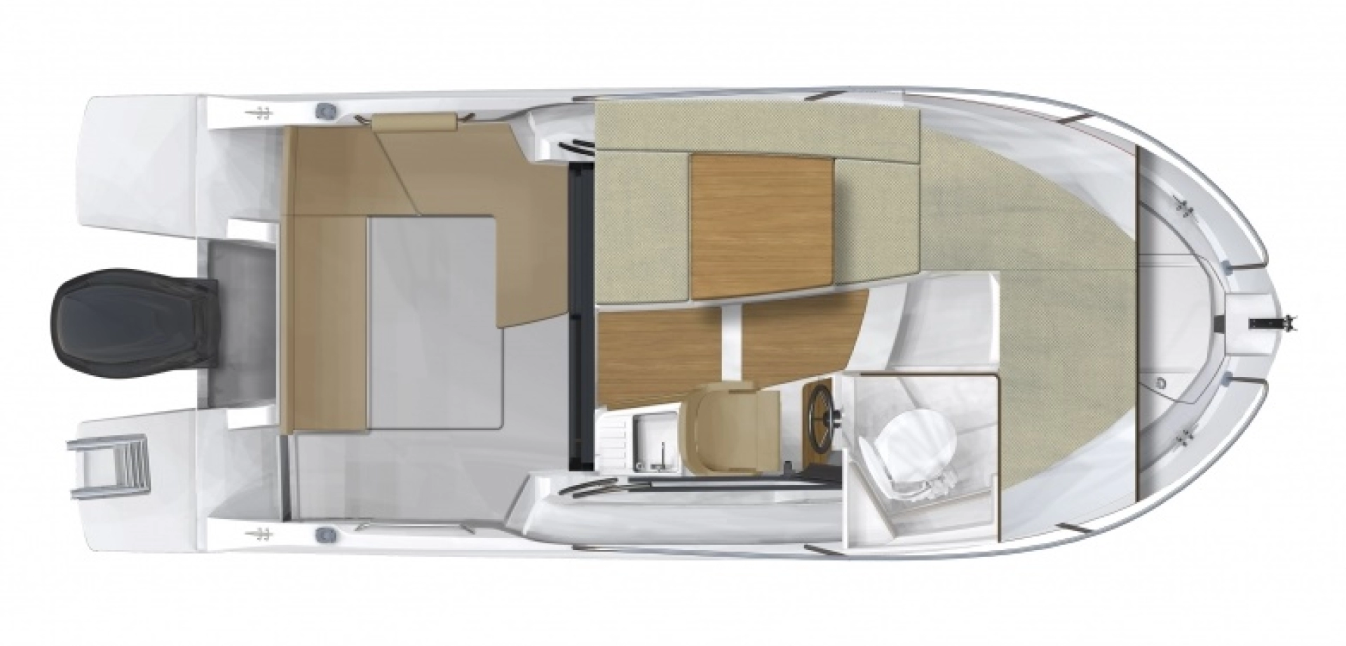 Alquiler Lancha en Biograd na Moru - Bénéteau Antares 8 OB