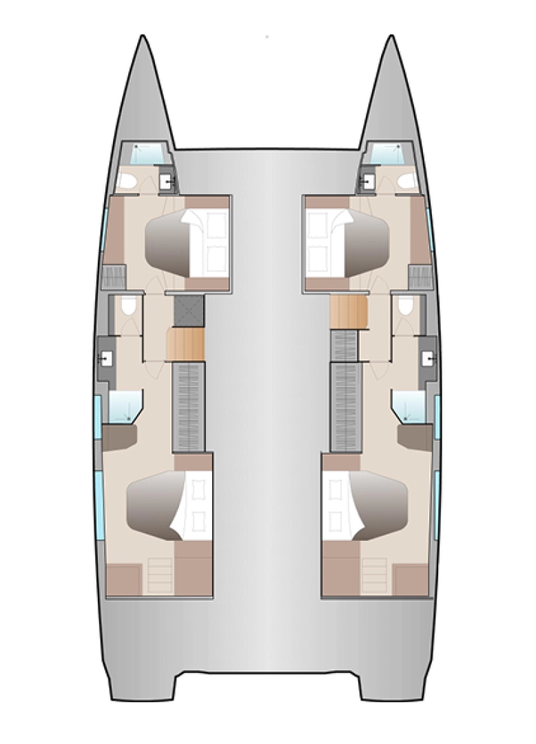 Alquiler Catamarán Fountaine Pajot con o sin  título de navegación