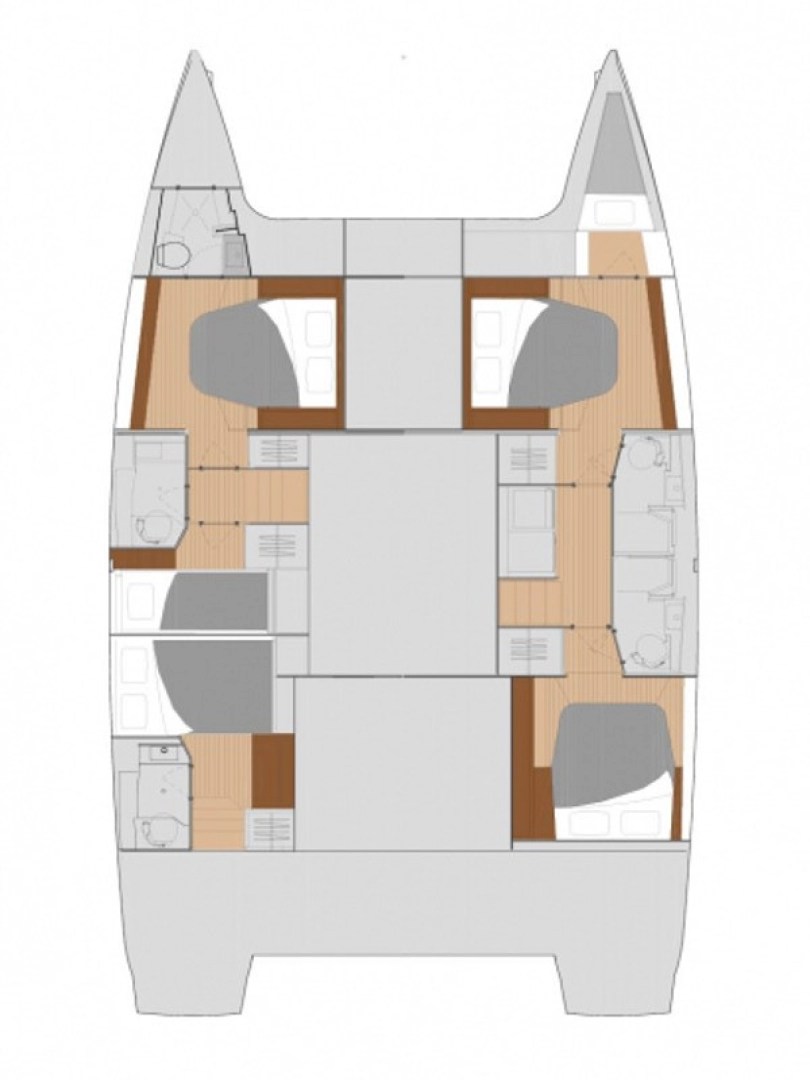 Alquiler de embarcaciones Fountaine Pajot Saona 47 enRogoznica en Samboat