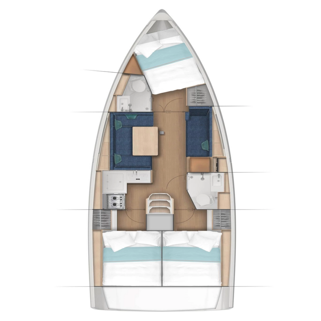 Jeanneau Sun Odyssey 380 de alquiler a Pula