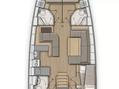 Alquiler de barcos Cos barato de Oceanis 51.1