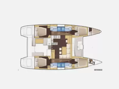 Alquiler Catamarán Lagoon con o sin  título de navegación