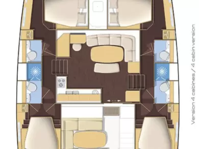 Alquiler de barcos Turgutreis barato de Lagoon 421