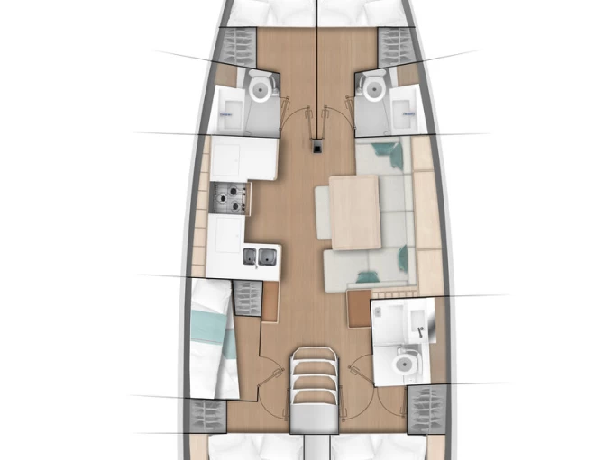 Jeanneau Sun Odyssey 490 de alquiler a Fethiye