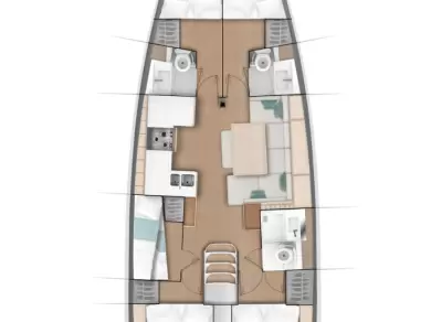 Jeanneau Sun Odyssey 490 de alquiler a Fethiye