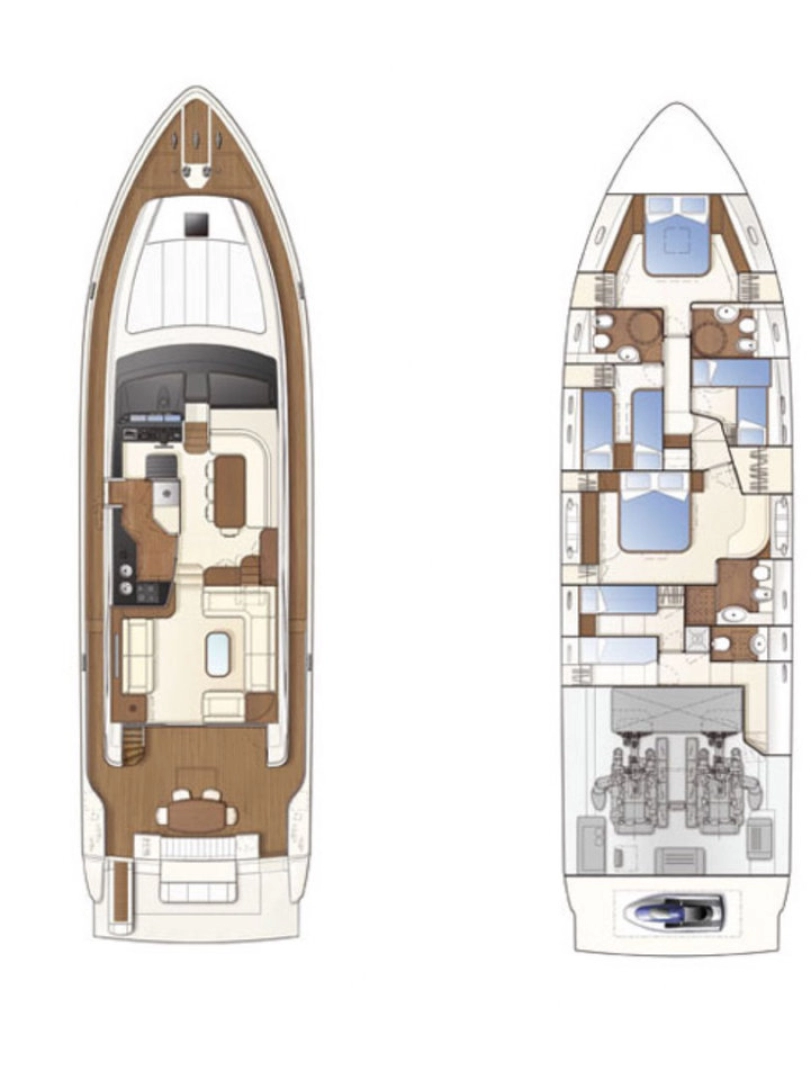 Alquiler Split - Ferretti Ferretti Yachts 681 en SamBoat