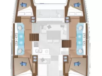 Alquiler Catamarán Lagoon con o sin  título de navegación