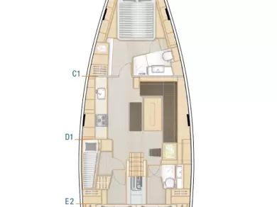 Hanse Hanse 508 de alquiler a Seget Donji