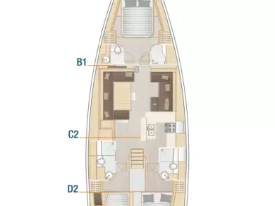 Alquiler Seget Donji - Hanse Hanse 588 en SamBoat