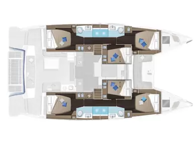 Alquiler de embarcaciones Lagoon Lagoon 51 enSeget Donji en Samboat