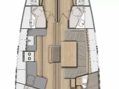 Alquiler de embarcaciones Bénéteau Oceanis 46.1 enRogač en Samboat