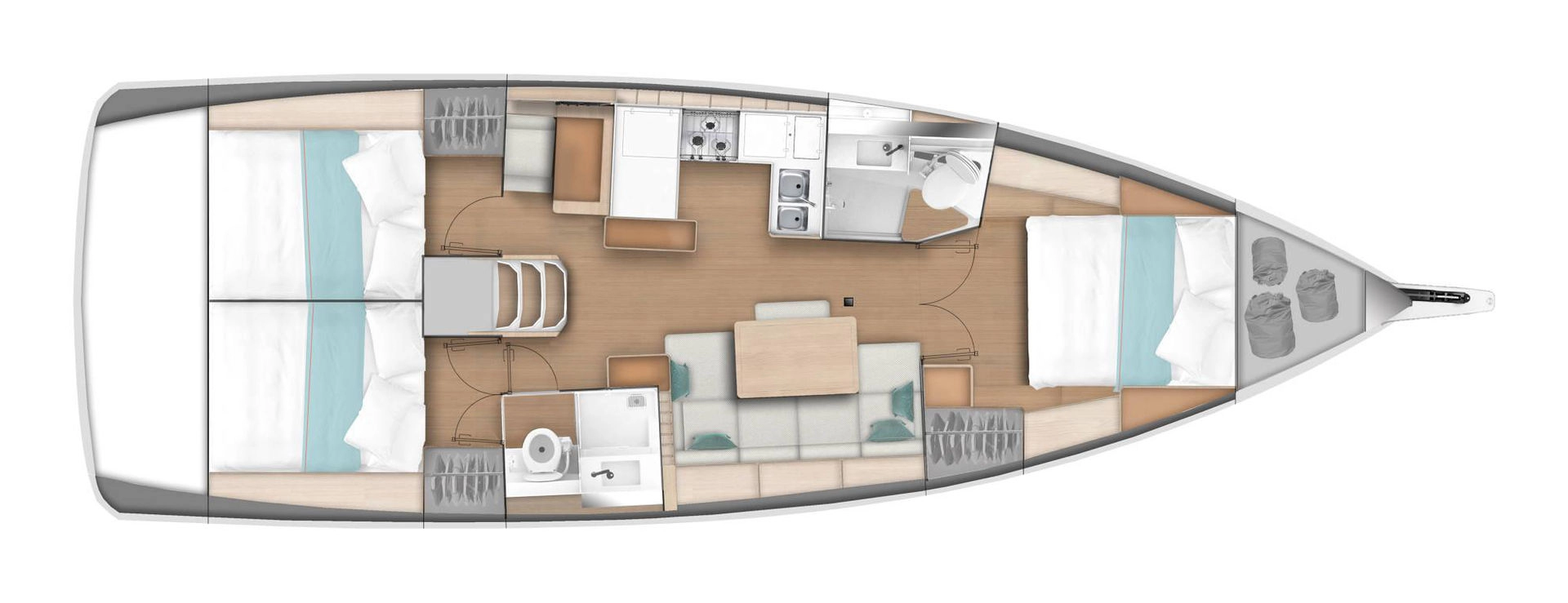 Alquiler de Velero, con o sin patrón Jeanneau Palma de Mallorca