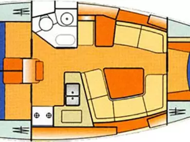 Alquiler Velero Jeanneau con o sin  título de navegación