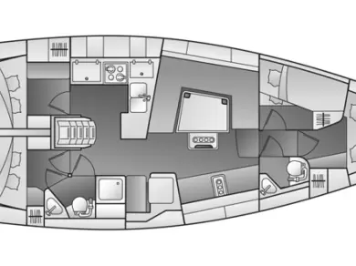 Elan Impression 444 de alquiler a Sukošan