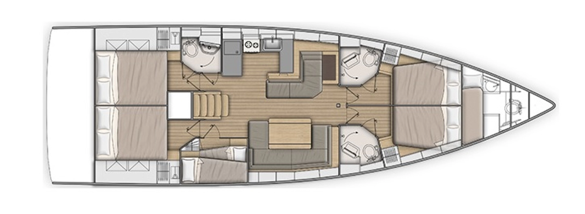 Alquiler de Velero, con o sin patrón Bénéteau Sukošan