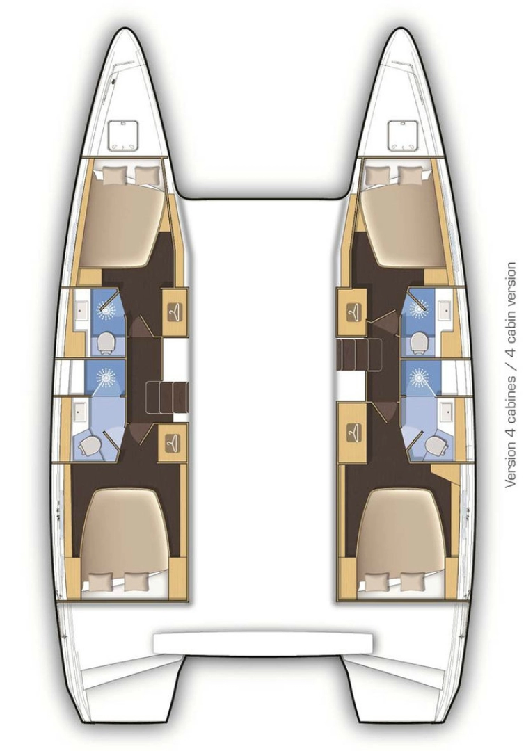 Alquiler Catamarán en Salamína - Lagoon Lagoon 42