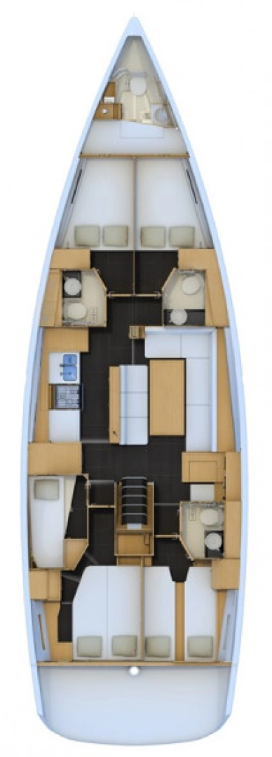 Alquiler de embarcaciones Jeanneau Jeanneau 54 enSplit en Samboat