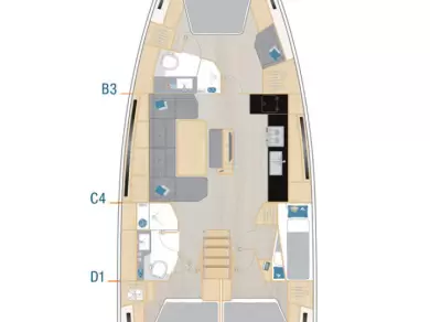 Alquiler de Hanse Hanse 460 en Göcek