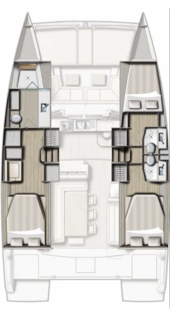 Catamarán para alquilar Kaštela al mejor precio