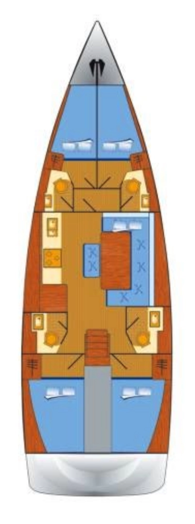 Alquiler de Velero, con o sin patrón Dufour Kaštela