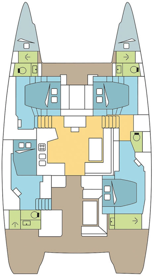 Lagoon Lagoon 52 F de alquiler a Pirovac